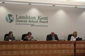 Lambton Kent District School Board meeting in Chatham. April 25, 2017. (Photo by Natalia Vega)