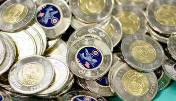 RCAF commemorative $2 coins. Photo provided by the Royal Canadian Mint.