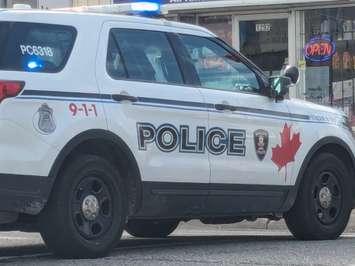 Windsor police SUV, June 10, 2024. Photo by Mark Brown/WindsorNewsToday.ca.