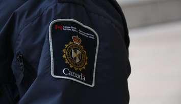Canadian Border Services Agency (CBSA) shoulder patch. (Photo courtesy of CBSA)