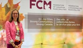 Councillor Alysson Storey attends FCM meeting (Image courtesy of the Municipality of Chatham-Kent)