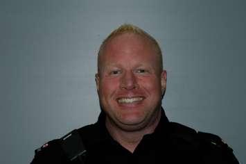 Chatham-Kent Police Constable Darcy Lunn. (Photo courtesy of the Chatham-Kent Police Service)