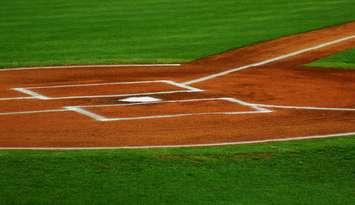 Home plate on a baseball diamond. © Can Stock Photo / zimmytws