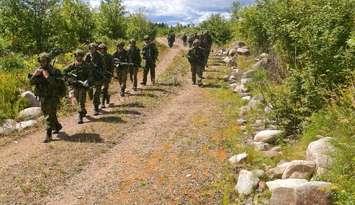 Soldiers training. (Photo courtesy of DND 2022)