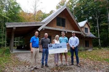 Kirk Van Will, Ian Grant, Diane and Al Bergsma, and Matt Fletcher (Image courtesy of Maizex Seeds)