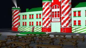 The Chatham Armoury will be the site of the first ever Christmas market and Disney-style light projection show December 16-26. Nov 29, 2019. (Photo courtesy of Lisa Lester)