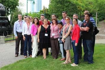 Professionals from various industries across Canada tour Windsor as part of the Governor Generals Canadian Leadership Conference, May 25, 2015. (Photo by Mike Vlasveld)
