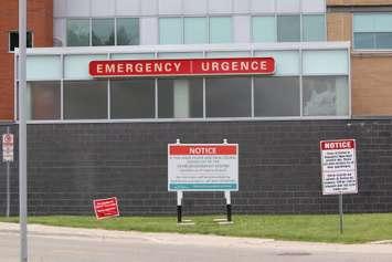 The Emergency Department at the CKHA in Chatham. (File photo by Matt Weverink)