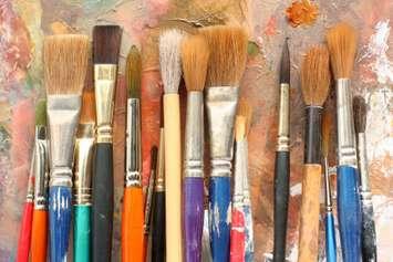 Paint brushes. (Photo by © Can Stock Photo / toschiy). 