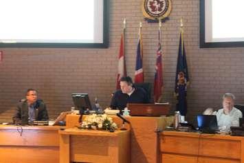 Day one of the 2018 budget deliberations at the Chatham-Kent Civic Centre council chambers. January 30, 2018. (Photo by Sarah Cowan Blackburn News Chatham-Kent). 