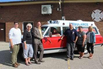 CK Mayor Darrin Canniff and FireFest organizers pose for a photo following an announcement of the event's schedule in Chatham-Kent, September 5, 2019. (Photo by Paul Pedro)