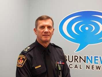 Chatham-Kent Police Chief Dennis Poole April 10, 2015 (Photo by Simon Crouch) 