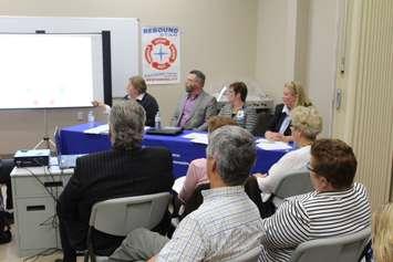 Health care officials present ideas for a revamp of the system May 5, 2016. (Photo by Simon Crouch) 
