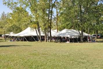 Tents used during an event in the summer of 2016. (Photo courtesy Kent Tent)