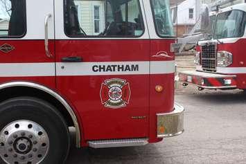 A Chatham-Kent Fire Department truck. (Photo by Allanah Wills)