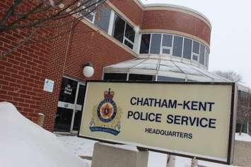 BlackburnNews.com file photo of the Chatham-Kent Police Service Headquarters. (Photo by Jason Viau)