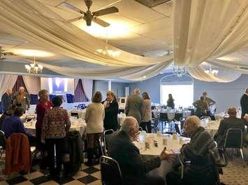 Attendees gather at the Country View Golf Course for the Kent Agricultural Hall of Fame Inductions (Photo by Allanah Wills) 