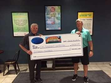 Donation made by Riverview Gaming. (Photo courtesy of the Chatham-Kent Public Health Unit).