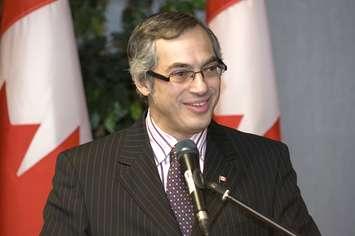 Minister of Federal Economic Development Northern Ontario Tony Clement. Photo courtesy of Industry Canada.
