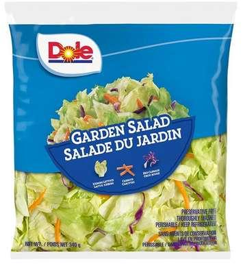 Dole Garden Salad (Photo courtesy of the Canadian Food Inspection Agency)