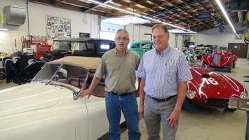 Shop Foreman Ernie Morreau (left) and GM Mario Van Raay (right) at RM Auto Restoration Inc. (Photo by Jake Kislinsky)