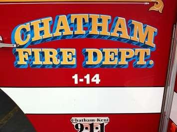 A Chatham-Kent Fire Department truck. (Photo by Bob Becken)