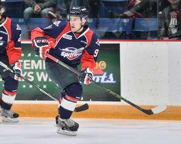 Aaron Luchuk of the Windsor Spitfires. (Photo courtesy of Terry Wilson via OHL Images)