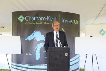 Director of Economic Development for Chatham-Kent Michael Burton. (Photo by Maureen Revait)