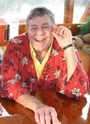 Comedian Jerry Lewis in 2005. (Photo from Wikipedia)