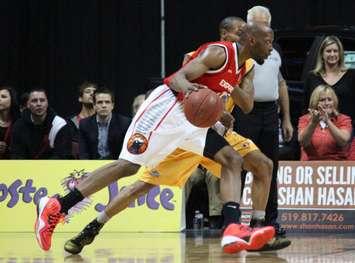 The Windsor Express take on the Island Storm in game six of the NBL Canada finals. April 15, 2014.