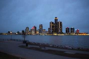 The Detroit skyline is shown from Windsor on February 5, 2020. Photo by Mark Brown/Blackburn News.