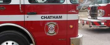 Chatham-Kent fire truck. (Photo by Allanah Wills)
