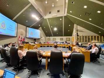Chatham-Kent 2023 budget deliberations.  (Photo by Millar Hill)