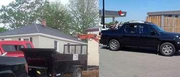 A 2006 Honda Ridgeline and trailer were stolen from a Charing Cross Rd. address. (Photo courtesy of Chatham-Kent police)