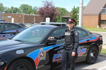 Const. Renee Cowell with the Chatham-Kent Police Service. (Photo by Greg Higgins)
