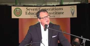 Minister of Indigenous Affairs Greg Rickford, June  15, 2021.  (via YouTube) 