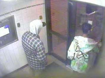 Screenshot of video showing Colin Chrisjohn and Amir Hayat Malik. (Photo courtesy Windsor Police)