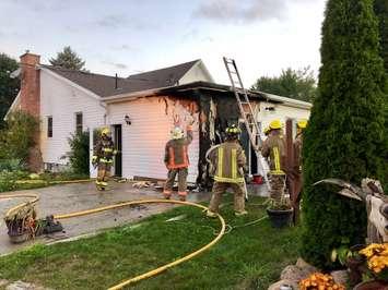 An early morning house fire has been extinguished, Sept. 24, 2018. (Photo courtesy @CKFireDept)