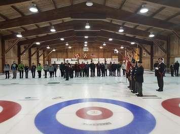 The Chatham Granite Club brought together curlers of all abilities to raise money for local veterans on March 4, 2017. (Photo courtesy of Rand MacIntosh.)