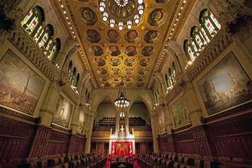 File photo of the Senate chamber courtesy of © Can Stock Photo Inc. / Josefhanus