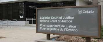 The Ontario Supreme Court of Justice in Chatham, seen on March 18, 2016. (Photo by Ricardo Veneza)