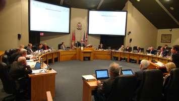 Chatham-Kent Council holds a meeting on March 9 2015 (Photo by Jake Kislinsky).