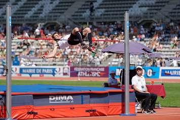 Axel Jacquesson competes in the men's high jump during the French Athletics Championships 2013 at Stade Charléty in Paris, 14 July 2013. (Photo by Marie-Lan Nguyen via commons.wikimedia.org)