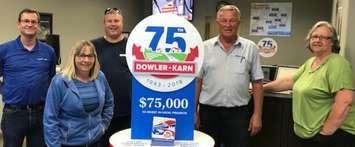 Bob, Michelle, Mike, Wayne, Grace from the Dowler-Karn Chatham-Kent Office. (Photo courtesy of Dowler-Karn)