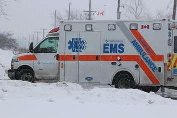 BlackburnNews.com file photo of a Chatham-Kent EMS ambulance. (Photo by Jason Viau)