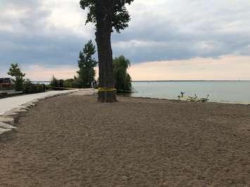 Lakewood Park sectioned off area.  August 17, 2019. (Photo courtesy of Allanah Wills)