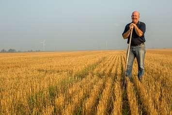 Chatham-Kent area farmer Blake Vince's farming practices will be highlighted at a Water Docs Film Festival in Chatham. (Photo courtesy of the Chatham Sunrise Rotary Club via Facebook)