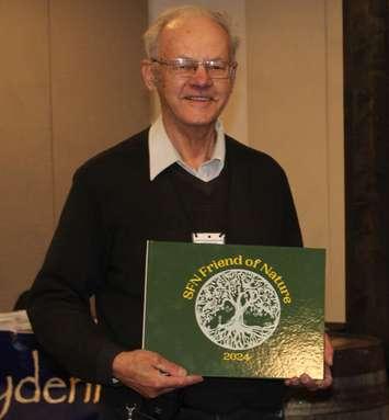 Herman Giethoorn, Friend of Nature Award (Image courtesy of Patty Henderson via Sydenham Field Naturalists)