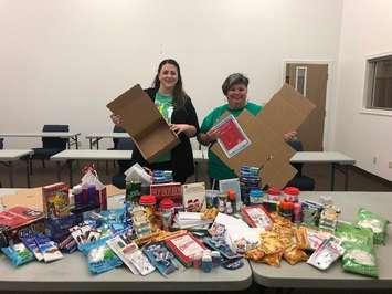Gift boxes for Santa for Seniors initiative. December 11, 2020. (Photo courtesy of TekSavvy Solutions Inc.)