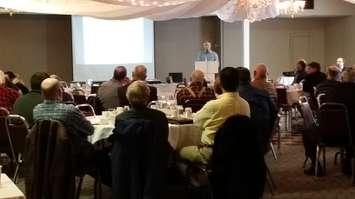 Grain Farmers of Ontario hold their annual general meeting at Country View Golf Course (Photo taken by jake Kislinsky).